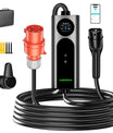Noeifevo Wallbox EV Móvel Tipo 2, Carregador EV 11KW 3-fases CEE16A com Potência de Carga Ajustável, Cabo de Carregamento EV de 5m/10m/15m para Model Y/3, ID.3/4/5, MG4, EX30, e-up, e-tron, Zoe e outros veículos elétricos.
