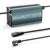 NOEIFEVO 71,4V 8A Lithiumbatterilader til 17S 62,9V Li-Ion-batterier, Strømindstilling 1-8A, langsom opladning og hurtig opladning (MLC1300)