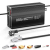 NOEIFEVO 84V 15A litiumbatterilader for 20S 74,0V Li-Ion batterier, strøminnstilling 1-15A, langsom lading og hurtiglading (MLC1300)
