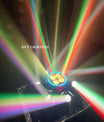 150W Moving Head Projektør, Laser-Stroboskop Effekt, DMX Scenelys, Fuldfarvet LED-Lys, Roterende DJ-, Disco-, Party- og Barlys(1pcs)