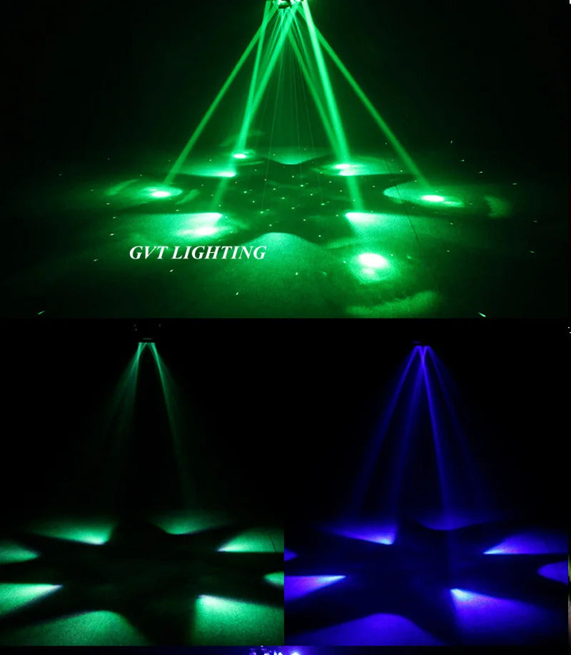 150W Moving Head Projektør, Laser-Stroboskop Effekt, DMX Scenelys, Fuldfarvet LED-Lys, Roterende DJ-, Disco-, Party- og Barlys(1pcs)
