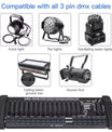 384-kanaals DMX512-lichttafel – professionele controllerconsole voor liveconcerten, KTV, dj-shows en clubs