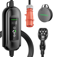 Noeifevo Typ2 EV-Ladekabel, 11KW 16A CEE 5m/10m/15m  Mobile EV Ladegerät, DC6mA RCD Schutz