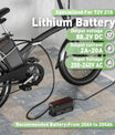 NOEIFEVO 88.2V 2-20A Lithium-baterie nabíječka pro 77.7V 21S Lithium-Li-Ion-Lipo-baterii, LCD displej, nastavitelný výkon, nabíječka pro E-kolo, skútr, elektrické motocykly