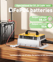 NOEIFEVO 58,4V 50A LiFePO4 acculader voor 51,2V (48V) 16S LiFePO4 accu, waterdicht, 0V BMS geactiveerd