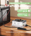 NOEIFEVO 29,2 V 10A LiFePO4 impermeabile Caricabatteria  per  LiFePO4 25,6 V (24 V) 8S batteria