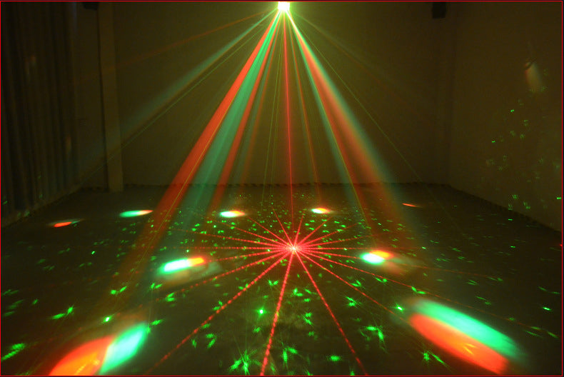 3-in-1 DMX RGBW partylicht, LED-laser stroboscoop, disco DJ beam spot podiumverlichting, dansclub bruiloft vlinderlicht