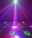 3-in-1 DMX RGBW partylicht, LED-laser stroboscoop, disco DJ beam spot podiumverlichting, dansclub bruiloft vlinderlicht
