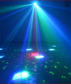3-in-1 DMX RGBW partylicht, LED-laser stroboscoop, disco DJ beam spot podiumverlichting, dansclub bruiloft vlinderlicht