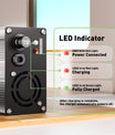 NOEIFEVO 25.2V 2A 3A 4A 5A Lithium-Ladegerät für 6S 22.2V Li-Ion Lipo-Batterien,  Kühlventilator, automatischer Abschaltung（BLACK）