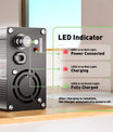 NOEIFEVO 50.4V 8A Lithium-oplader voor 12S 44.4V batterij, LED-display, aluminium behuizing, ventilator