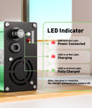 Carregador de Lítio NOEIFEVO 42V  2A 3A 3.5A 4A para baterias Li-Ion Lipo 10S 37V, com ventilador de resfriamento e desligamento automático (VERDE)