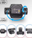 36W Disco-Licht 2-Arm LED Moving Head RGBW Partylicht mit Bienenauge, DMX512 Beam Bühnenbeleuchtung für Nachtclub, Bar, KTV