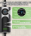 NOEIFEVO CY01 Typ 2 latauskaapeli Schuko 220V, 3,7kW mobiili seinälatauslaite sovelluksella, 6–16A 1-vaiheinen latauskaapeli sähköautoille (IEC 62196-2) & PHEV:ille