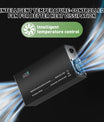 NOEIFEVO 48V 2A-20A Stroom Instelbaar Acculader voor Loodzuuraccu's, AGM, Gel, Golfwagen Acculader, LED-display