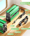 NOEIFEVO 37.8V 4A Lithium-Latauslaite 9S 33.3V Li-Ion Lipo -akuille, jäähdytin, automaattinen sammutus (VIHREÄ)