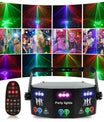 Discolicht Partylicht, LED RGB Licht DJ Projektor Musikgesteuert DJ Disco Lichter, DMX Effektstrahler Für KTV Familientreffen Hochzeit Geburtstag Halloween