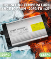 NOEIFEVO 88.2V 4.5A lithium batterijlader voor 21S 77.7V lithium batterij, met koelventilator, automatische uitschakeling.