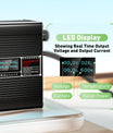 NOEIFEVO 79,8V 5A caricabatterie al litio per batteria 19S 70,3V, con display LED, custodia in alluminio, ventilatore