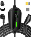 Noeifevo Bärbar typ 2/Typ 1 3.7KW 16A EV-laddare, 5m/10m/15m laddningskabel för mobilt fordon med Schuko