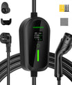 Noeifevo Bärbar typ 2/Typ 1 3.7KW 16A EV-laddare, 5m/10m/15m laddningskabel för mobilt fordon med Schuko
