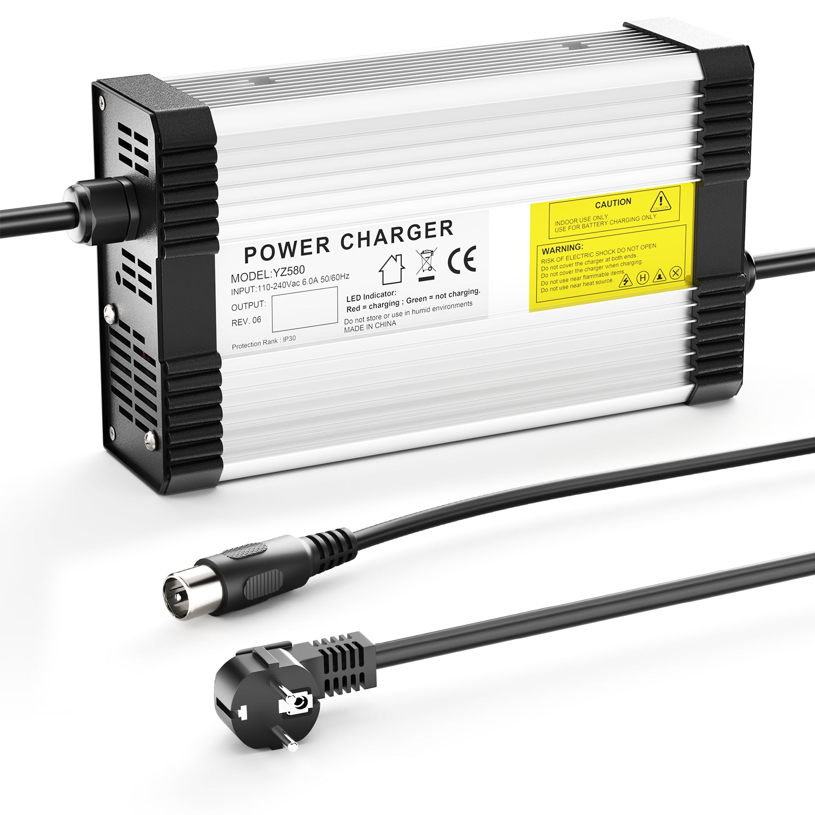 NOEIFEVO 67.2V 5A Lithium-Batterieladegerät für 16S 59.2V 60V Lithium  Batterie,mit Kühlventilator, automatische Abschaltung.