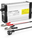 Carregador de bateria de lítio NOEIFEVO 71.4V 5A para bateria de lítio 17S 60V 62.9V, com ventilador de refrigeração, desligamento automático.