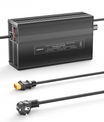 NOEIFEVO 117.6V 1A-12A Lithium-Batterieladegerät für 103.6V (96V) 28S Lithium-Li-Ionen-Lipo-Batterie, LCD-Anzeige, Strom einstellbar