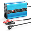 NOEIFEVO 60V 4A Bly-syre batterioplader til 69 V-73,5V batterier, automatisk slukning, aluminiumhus, med kølevifte