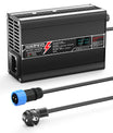 מטען ליתיום NOEIFEVO 71.4V 4A עבור סוללת Li-Ion Lipo 17S 62.9V, מטען לאופניים חשמליים וקטנועים, תצוגת LED, מארז אלומיניום