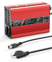 NOEIFEVO 21V 5A litiumladdare för 5S 18,5V Li-Ion Lipo-batterier, kylfläkt, automatisk avstängning（RED）