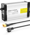 Carregador de bateria de lítio NOEIFEVO 88.2V 4.5A para bateria de lítio 21S 77.7V, com ventilador de resfriamento, desligamento automático.