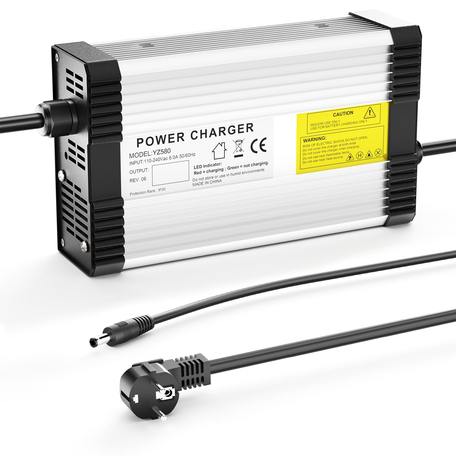 NOEIFEVO 134V 3.5A Lithium-Batterieladegerät für 32S 118.4V 120V  Lithium  Batterie,mit Kühlventilator, automatische Abschaltung.