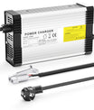 NOEIFEVO 71.4V 5A Lithium-batterilader til 17S 60V 62.9V Lithium-batteri, med køleventilator, automatisk afbrydelse.