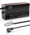 NOEIFEVO 48V 2A-20A Stroom Instelbaar Acculader voor Loodzuuraccu's, AGM, Gel, Golfwagen Acculader, LED-display
