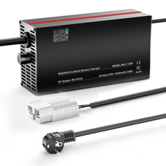 NOEIFEVO 88.2V 2-20A Lithium-baterie nabíječka pro 77.7V 21S Lithium-Li-Ion-Lipo-baterii, LCD displej, nastavitelný výkon, nabíječka pro E-kolo, skútr, elektrické motocykly
