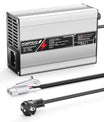 NOEIFEVO Cargador de litio 37.8V 2A 3A 3.5A 4A para baterías Li-Ion Lipo 9S 33.3V, con ventilador de refrigeración, apagado automático.