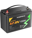 NOEIFEVO N100 12V 100AH lithium ijzer fosfaat batterij LiFePO4 met 100A BMS