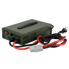 NOEIFEVO 12V 10A-100A Lithium LiFePO4 Batteriladdare, Laddningsspänning 14,6V, LCD Display, Strömställbar, Fläkt