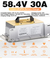 NOEIFEVO 58.4V 30A LiFePO4 acculader voor 51.2V(48V) 16S LiFePO4 accu, waterdicht, 0V BMS ingeschakeld