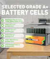 NOEIFEVO N200 12V 200AH Plus Bateria de Fosfato de Lítio LiFePO4 Bateria com100A/200A BMS