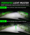 FATEEYE H7 LED Scheinwerfer Kit 10000LM 50W Fern/Abblendlicht 6500K Weiß Halogen(2Stück)