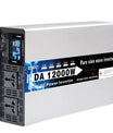 12V 24V 48V 60V 72V zuivere sinusgolf omvormer, 4000W 12000W zonne-energie auto-omvormer met afstandsbediening