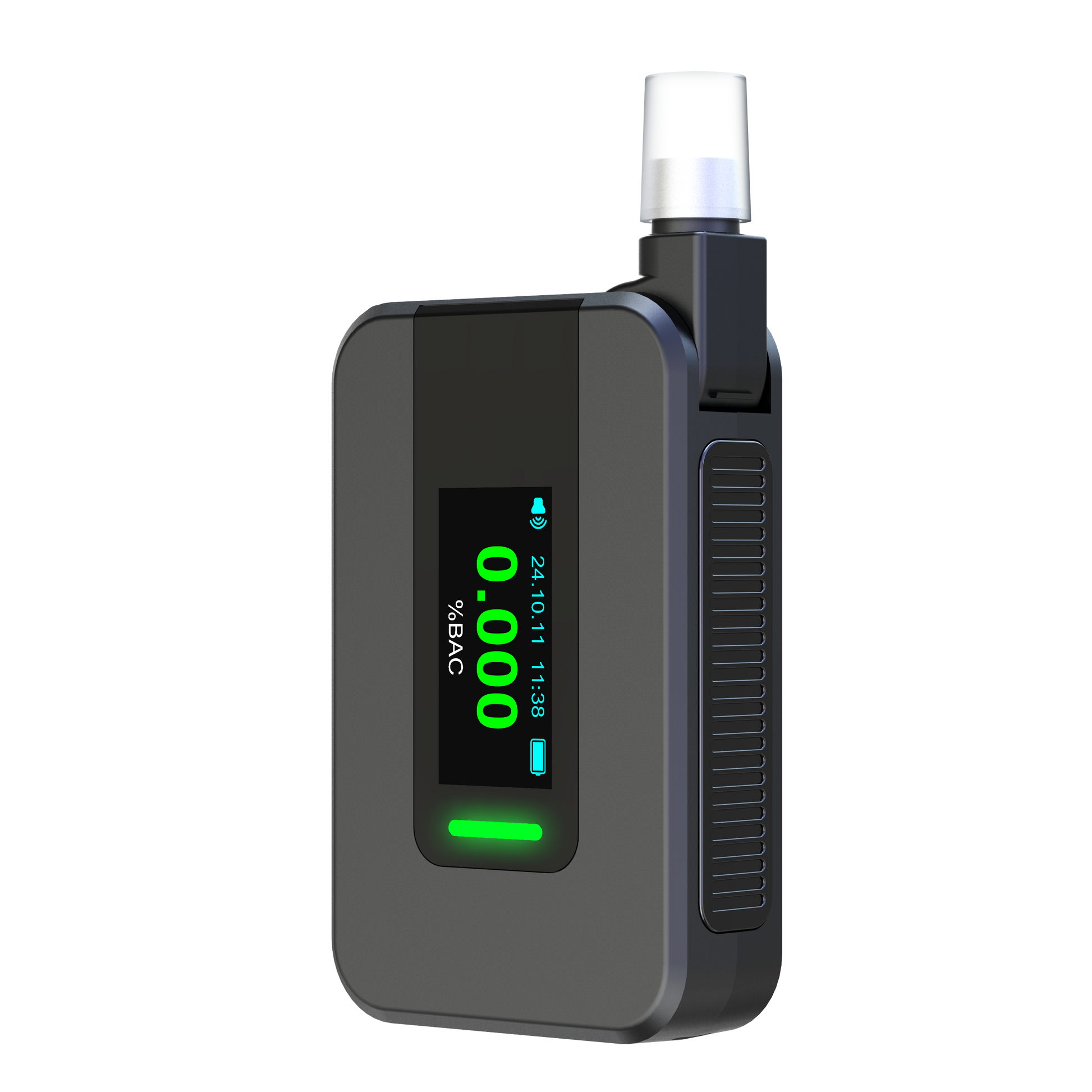 NOEIFEVO D1000 Alcoholtester met hoogprecisie brandstofcelsensor, bloedalcoholtester, opvouwbare mondstuk, LED-display, veelzijdige alcoholdetector