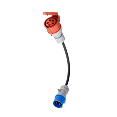 CEE 16A presa trifase a CEE blu 16A adattatore spina monofase, adattatore di ricarica EV per caricatore EV da 11KW