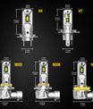 NOEIFEVO H7 H11 H4 9005 9006 Auto Lamp Set, 60W 16000LM Koplampen, 6500K Wit 12V Dim- en grootlicht