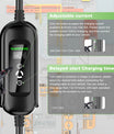 11KW EV Charging Station, 16A 3 Phase Type 2 Mobile Charger for Electric Vehicles, CEE 16A Plug, 5 Meter Cable EVSE Wallbox