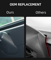 Tesla-näytön pidike 2.0 Model 3/Y:lle – 4-suuntainen kääntyvä (40°), alumiinia CNC, näytön korkeus pysyy muuttumattomana, ei heilumista, häikäisysuoja