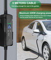 Noeifevo 22KW 32A 3 Phase EV Wallbox, caricabatterie di tipo 2 per veicoli elettrici, set completo