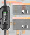 Noeifevo 11KW bilbatterioplader, Type2 til CEE16A EV-oplader med husholdningsadapter, 5m/10/15m